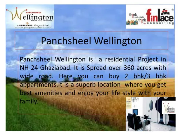 Panchsheel Wellington – Residential Apartment in Ghaziabad