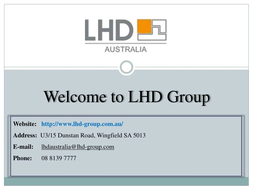 welcome to lhd group