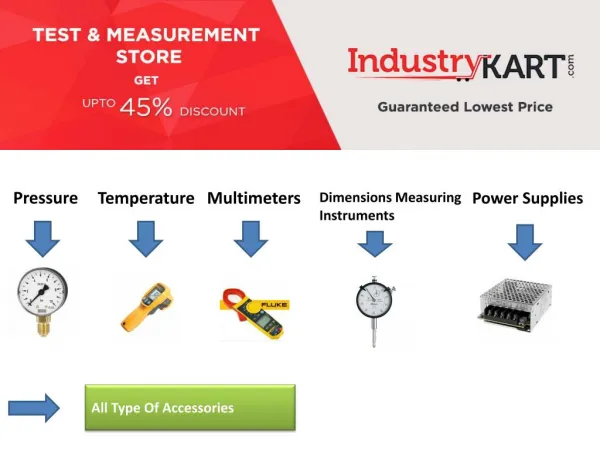 Buy Testing and Measuring Instruments at Best Price - Industrykart.com