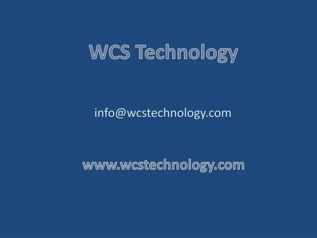 wcs technology