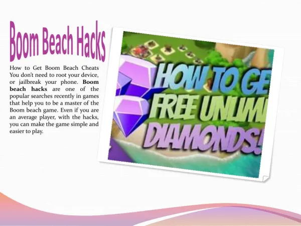 Boom Beach Free Diamonds