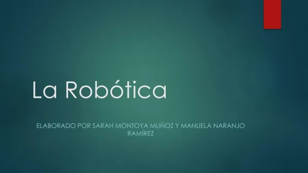 LA ROBOTICA