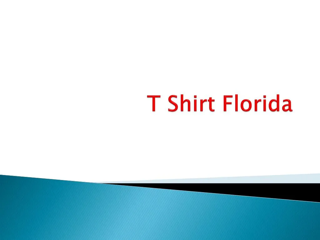 t shirt florida