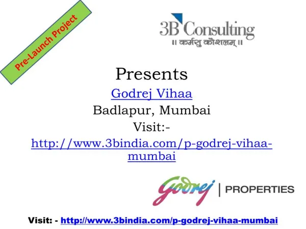 Godrej Vihaa - Best Residential Project Badlapur Mumbai