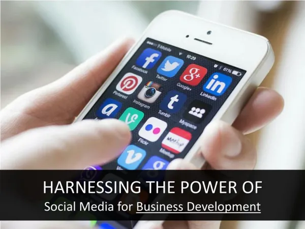 Harnessing the Power of Social Media for Business Development