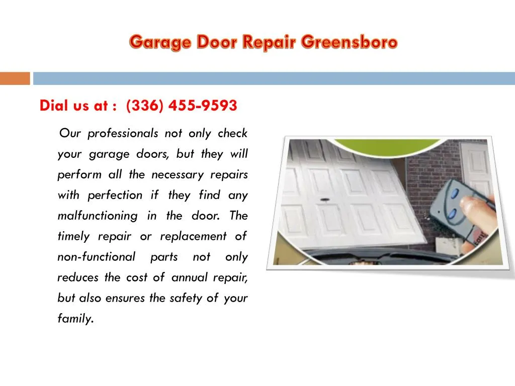 garage door repair greensboro