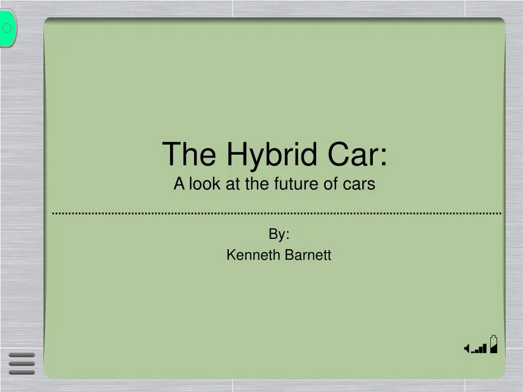 the hybrid car a look at the future of cars