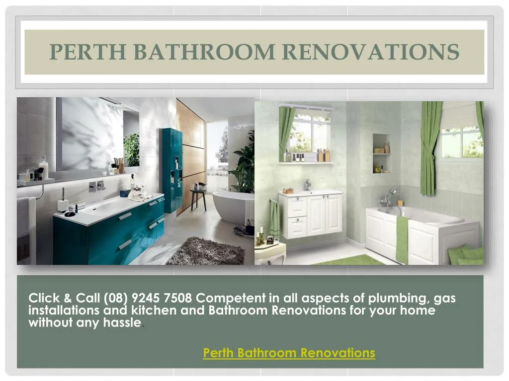 perth b athroom renovations