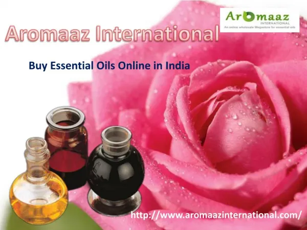 Buy Essential Oils Online in India!!