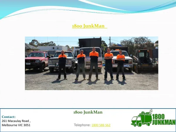 Junk and Rubbish Removal Melbourne - 1800 Junkman