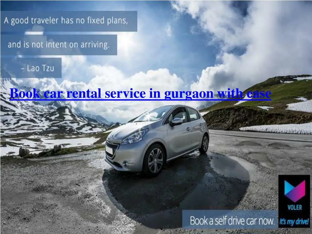 book car rental service in gurgaon with ease