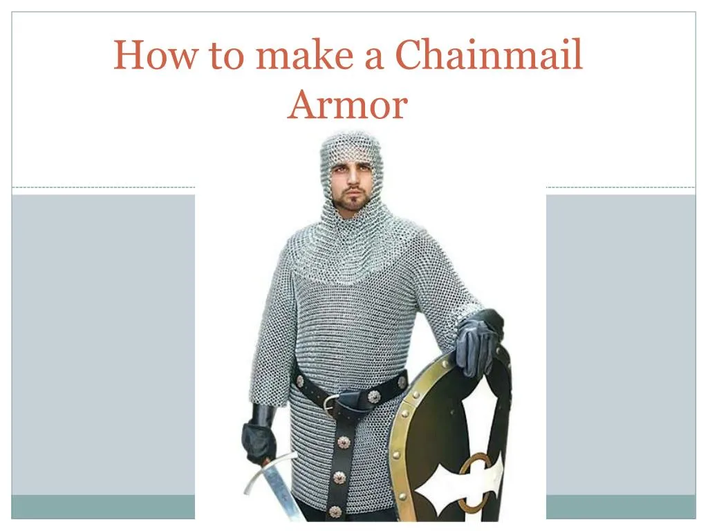 how to make a chainmail armor