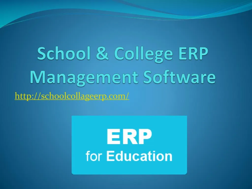 school college erp management software