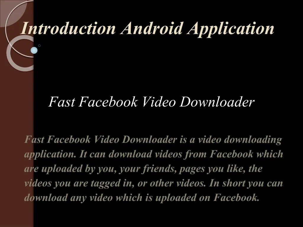 introduction android application