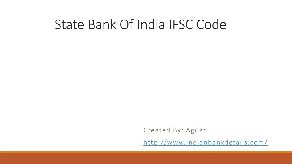 state bank of india ifsc code