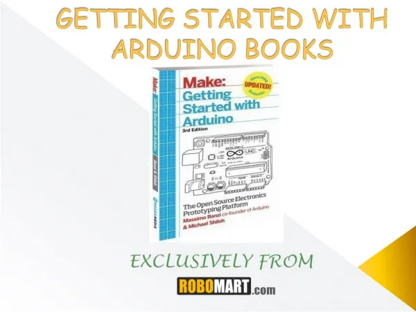 Buy Arduino Books From Robomart