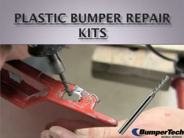 Plastic Bumper Repair kits By Bumpertech