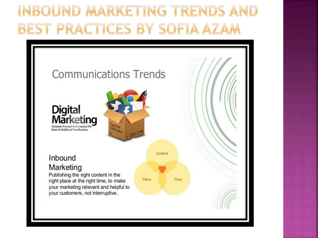 inbound marketing trends and best practices by sofia azam