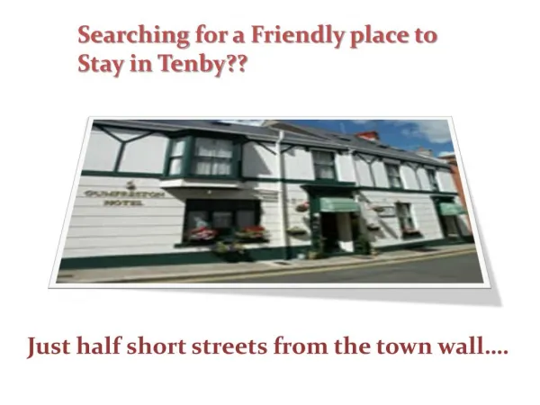 Exclusive Guest Houses in Tenby