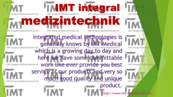 Integrated medical technologies