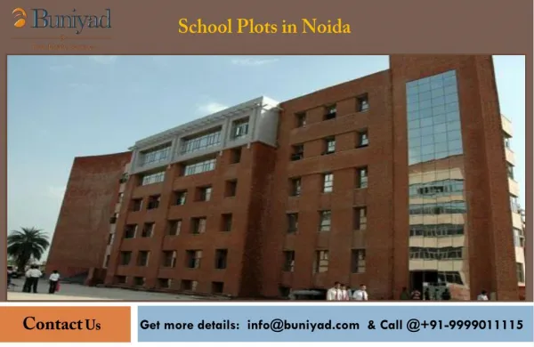 School Plots in Noida at Best Price