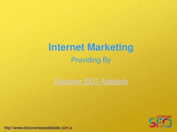 Internet Marketing Services offer by Discover SEO Adelaide
