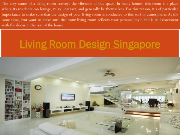 Living Room Ideas Singapore