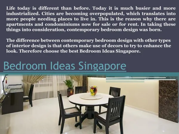 bedroom design Singapore