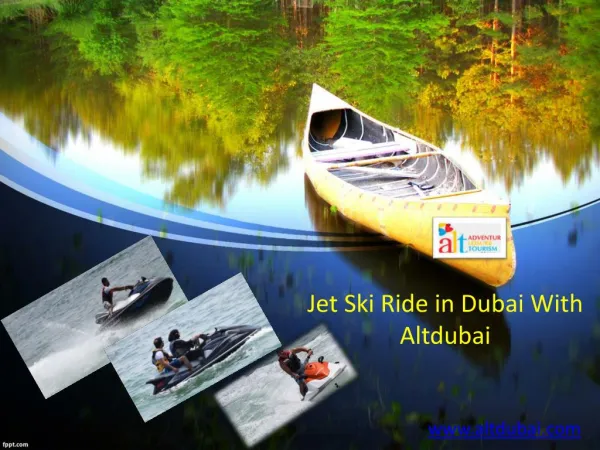 Jet ski ride in dubai with altdubai