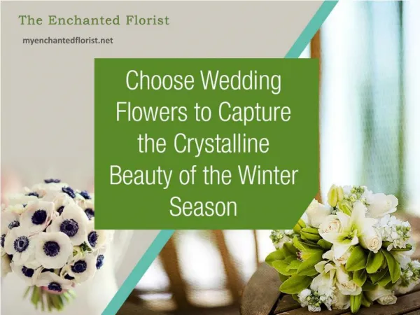 Wedding Flowers Online to Decorate a Winter Celebration
