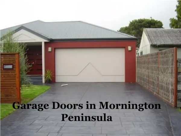 Garage Doors Mornington Peninsula