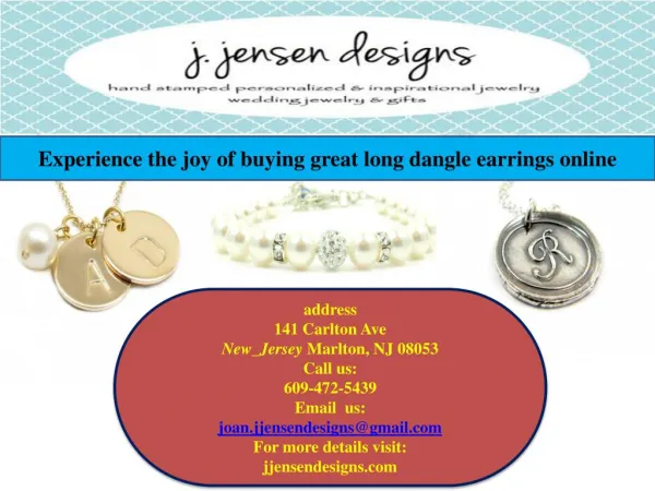 Experience the joy of buying great long dangle earrings online