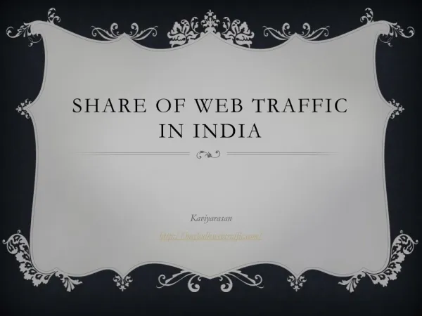 Indian Web Traffic Share