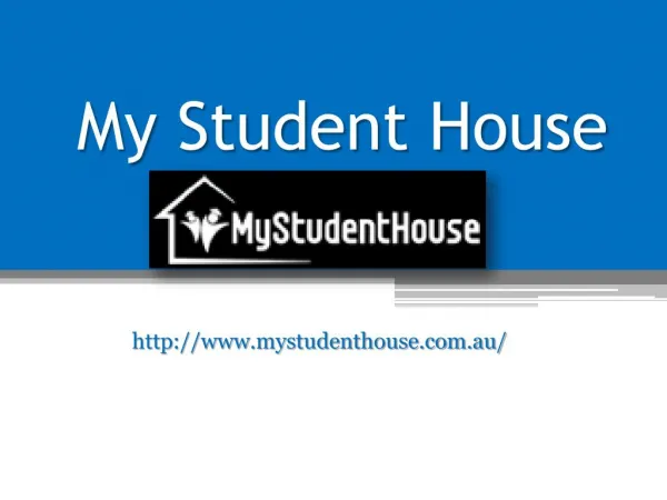Student Accommodation Adelaide - www.mystudenthouse.com.au