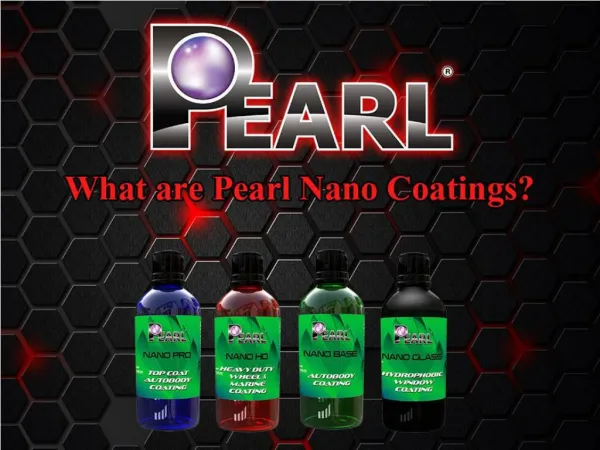 What are Pearl Nano Coatings?
