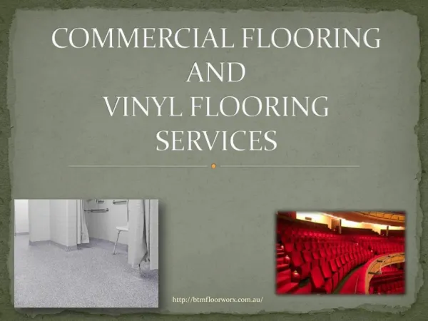 commecial flooring and vinyl flooring