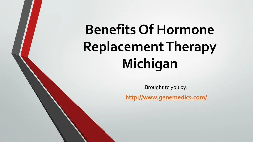 benefits of hormone replacement therapy michigan
