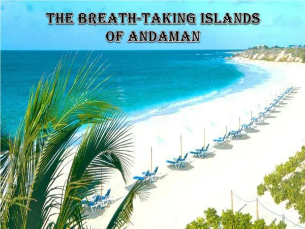 The Breath-Taking Islands of Andaman