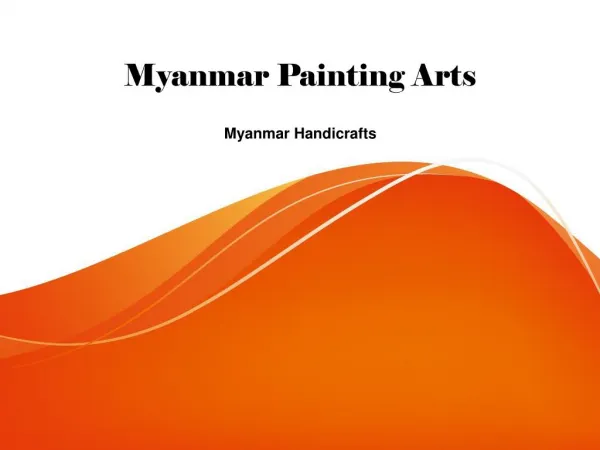Myanmar painting arts