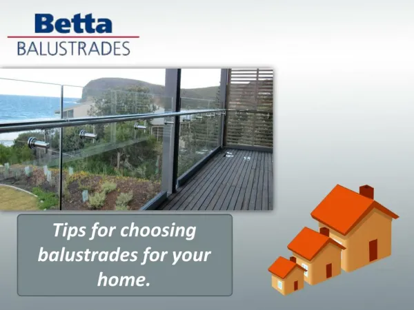 Tips for choosing balustrade for your home