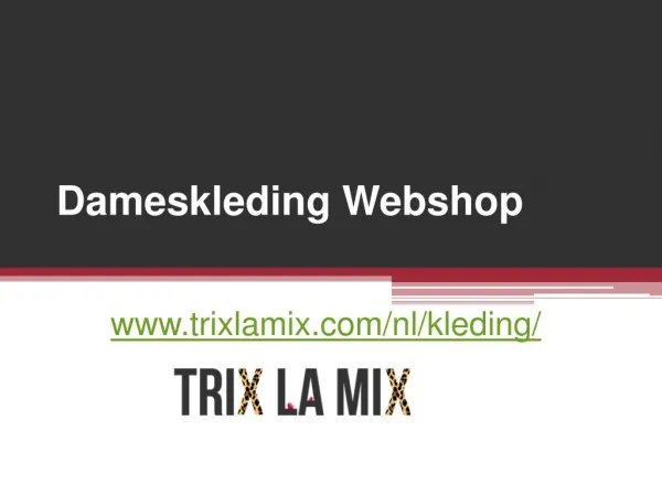 dameskleding webshop