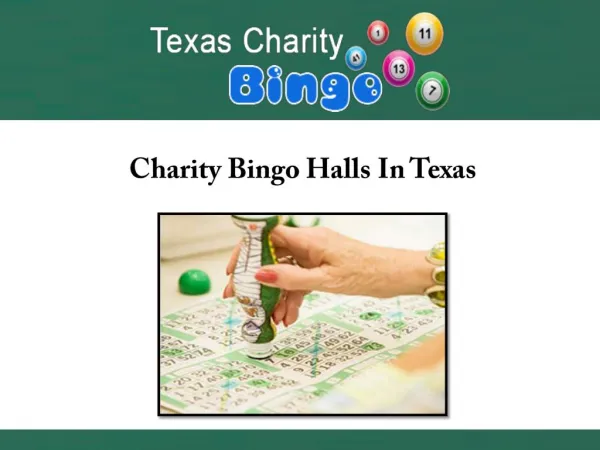 Charity Bingo Halls In Texas