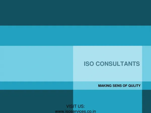 ISO consultants is here with solution and services at reliable ISO Certification cost