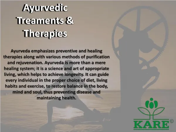 Ayurvedic Treaments & Therapies
