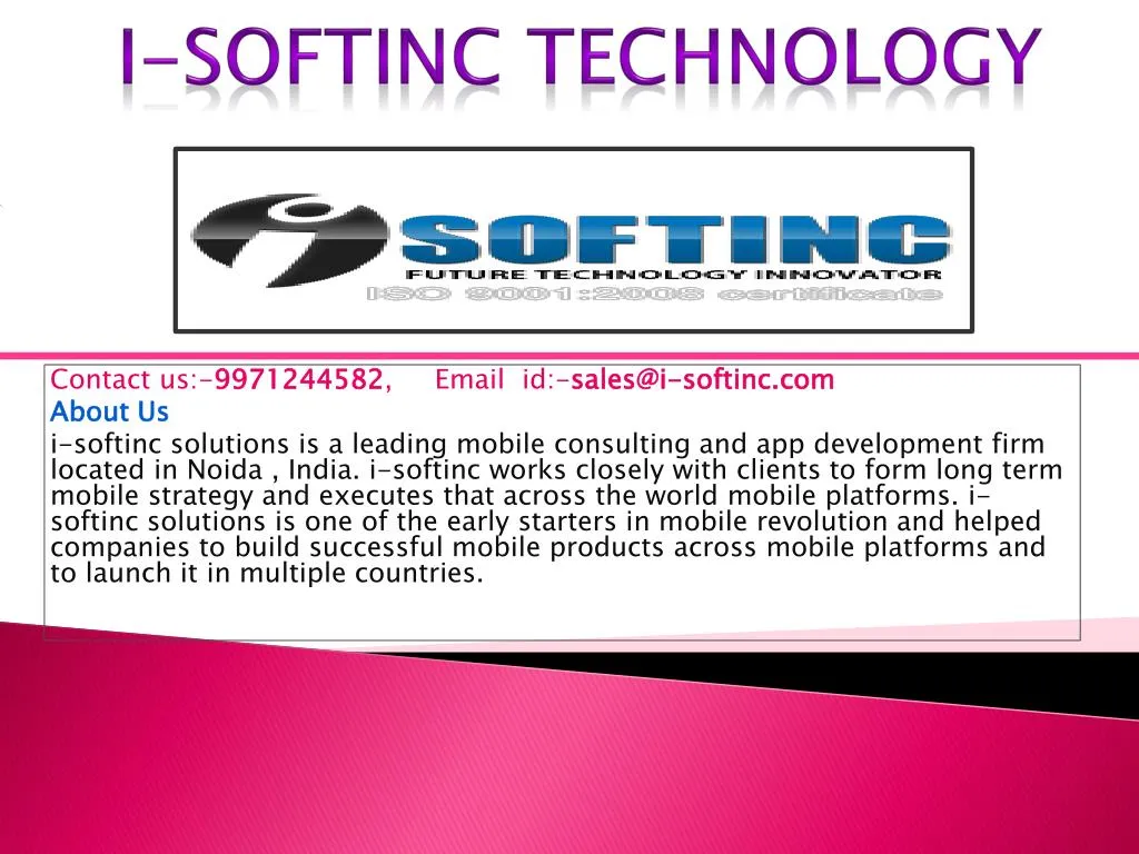 i softinc technology