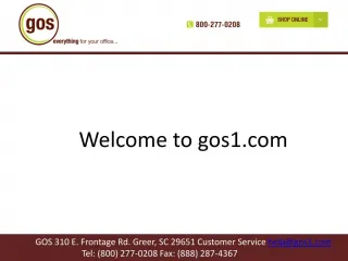 Office supplies & cleaning supplies - slide 1