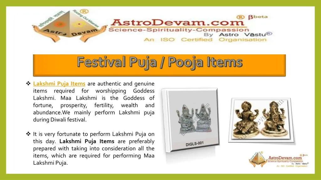 festival puja pooja items
