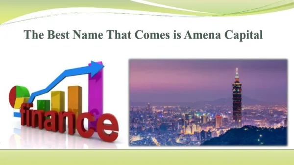 The Best Name That Comes is Amena Capital