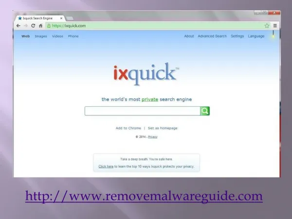 Remove Ixquick.com: Safely eliminate Ixquick.com