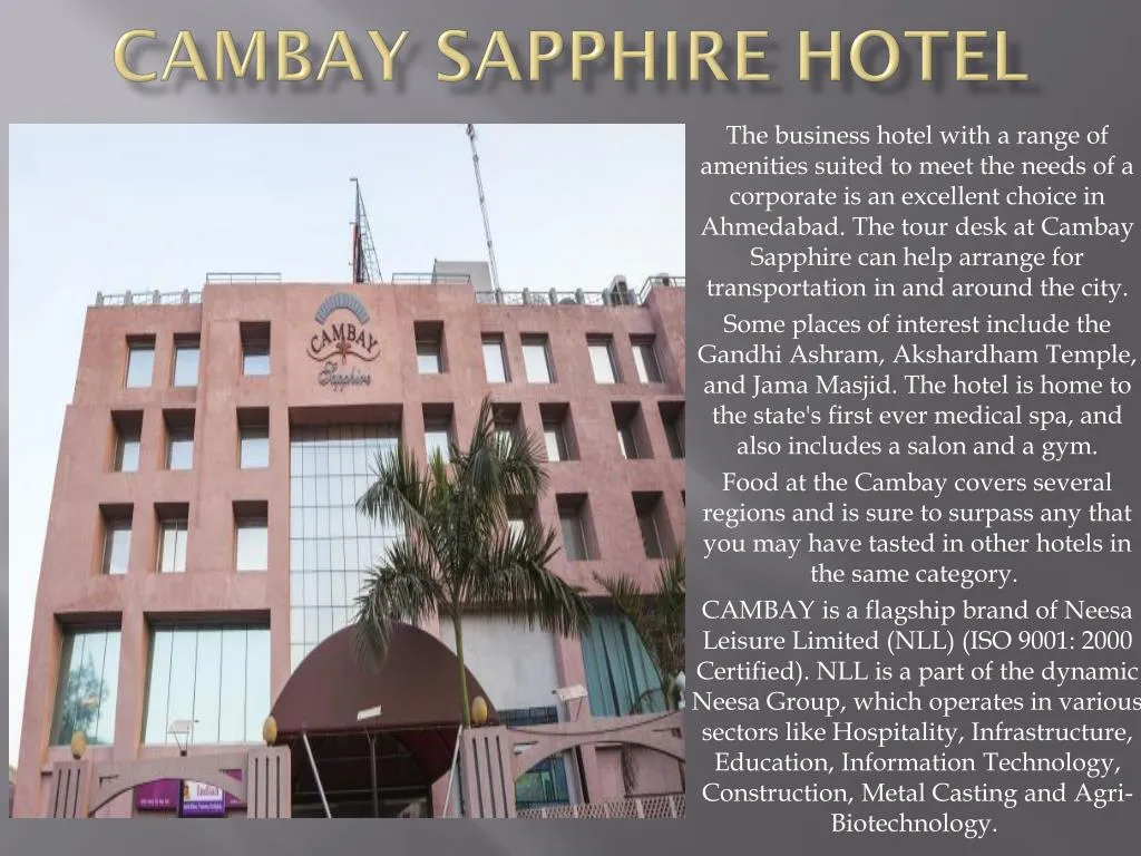 c ambay sapphire hotel